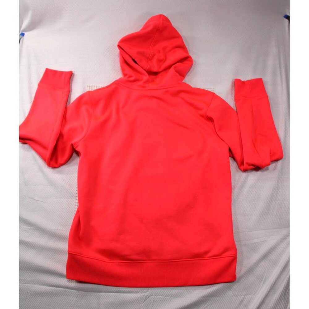 Under Armour Womens Coldgear Orange & Blue Hoodie Sweatshirt LG/G - Picture 9 of 9
